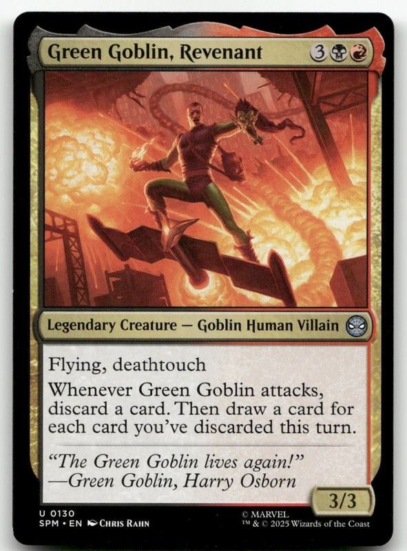 Green Goblin, Revenant #130 (LP) Spider-Man SPM Magic MTG